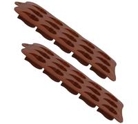 TOYANDONA 2PCS Multi-Purpose Silicone Molds Creative Shaped Design Non-Stick Chocolate Fondant Candy Baking Tools for Homemade Cakes Biscuits Easy Demoulding Random Color Random Color