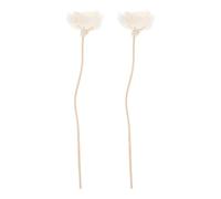 TOYANDONA 2pcs Natural Rattan Flower Diffuser Sticks for Essential Oil Diffuser with Paper Flowers, Easy to Use Fragrance Diffusion, for Home, Office, and Hotel Decor