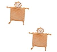 TOYANDONA 2pcs Newborn Soft Blanket Towel Soothing Snuggle Blanket Safe Material Gentle Touch Decorative