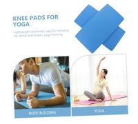 TOYANDONA 2Pcs Non Slip Yoga Knee Pads with Eva Cushioning Joint Protector for Elbow and Knee Textured Skid Yoga Pads for Comfortable Exercise Portable Mini Mats in Blue