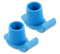TOYANDONA 2pcs Nonstick Ski Glides for Drive Walker and Crutch Sturdy Nylon TPR Walker Glides for Outdoor Use for Seniors and Elderly Mobility