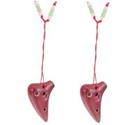 TOYANDONA 2pcs Ocarina for Beginners Lightweight Mini Ocarina for Music and Easy to Play Performance Prop
