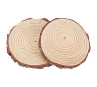 TOYANDONA 2pcs Outdoor Garden Wood Log Stepping Stones Natural Wooden Pathway Decor for Lawn Thick Rustic Walkway for Garden Decoration