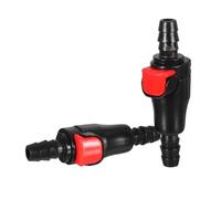 TOYANDONA 2pcs Outdoor Hydration Bladder Hose Replacement Adapter, Leakproof Plastic Hydration Pack Water Bladder Fitting with Easy Installation for Biking and Hiking