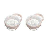 TOYANDONA 2pcs Pacifier Box Dummy Chain Holder Travel Pacifier Case Portable Storage Dummy Chain Bibs Box