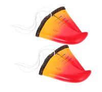 TOYANDONA 2pcs Parrot Nose Costume Props Lightweight Reusable Bird Beak Mask for Adults Comfortable Animal Snout Decoration for Halloween Carnival Cosplay Party