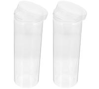 TOYANDONA 2pcs Pen Holder Small Pencil Case for Boys Empty Pen Storage Box Plastic for Office Desk Use