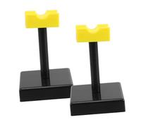 TOYANDONA 2pcs Physics Lab Rotation Platform with Magnetic Test Base Electrostatic Friction Stand for Static Electricity Learning Multipurpose Science Education Tool for Teaching Experiments