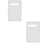TOYANDONA 2pcs Pickguard Tremolo Cavity Cover Backplate for Squire Guitar Scratch Protection Decorative Material