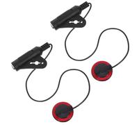 TOYANDONA 2pcs Piezo Contact Microphone Pickup Transducer Soundhole Pickup for Ukulele Violin Guitar Musical Instruments Self-adhesive