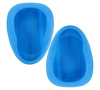 TOYANDONA 2pcs Plastic Bedpans for Bedridden Patients with Leakproof Design and Smooth Surface, Contoured Nursing Bed Pan for Family Caregiving and Elderly Female Use