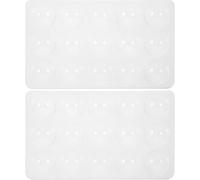 TOYANDONA 2pcs Plastic Fondant Shaping Tray Sugar Flower Mold with Smooth Surface Reusable White Cake Decoration Tool for Kitchen Use DIY Supply