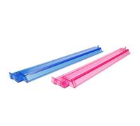 TOYANDONA 2pcs Plastic Mahjong Pusher Rack for Tabletop Gaming and Home Use | Sleek Minimalist Plastic Build, Tile Alignment Aid, Reduces Clutter on Game Table, Easy Transport