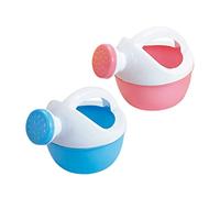 TOYANDONA 2pcs Plastic Watering Pots Bright Colors Childrens Watering Cans for Summer Bathing and Beach Play Random Color