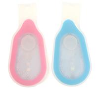 TOYANDONA 2pcs Portable Backpack Clip Lights LED Running Safety Lights for Night Walking Hiking and Camping Bright LED Visibility for Runners and Outdoor Activities Red Blue