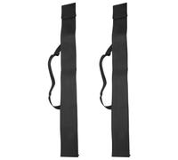 TOYANDONA 2pcs Portable Billiard Cue Carrying Case for 1/2 Cue Stick Black | PU Build, Multifunctional Design with Enhanced Protection, Lightweight and Portable for Travel Outdoors