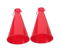 TOYANDONA 2pcs Portable Cheer Megaphones Lightweight Plastic Party Horns for Sports Events Outdoor Activities Loud Voice Amplifier for Creating Exciting Atmosphere