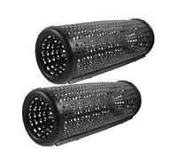 TOYANDONA 2pcs Portable Fish Trap Net with Inverted Barb Anti-escape Design Mesh Fishing Cage for Crawfish Shrimp Eels Lightweight and Easy to Carry for Outdoor Fishing Excursions