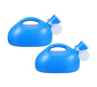 TOYANDONA 2pcs Portable Male Urinal Bottles 3000ml 101oz Large Capacity Lightweight Plastic Urinal with Wide Mouth and Ergonomic Guide Nozzle for Travel and Hospital Use