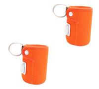 TOYANDONA 2pcs Portable Milk Warmer Bottle Heated Cover Travel USB Warming Bag for Feeding The Go