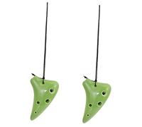 TOYANDONA 2pcs Portable Ocarina for Boys and Girls Easy to Learn Beginner Instrument Mini Ocarina Music Suitable for Travel and Performance