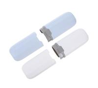 TOYANDONA 2pcs Portable Toothbrush Box for Travel Small Sized Toothpaste Containers for Camping and Hiking Adventures