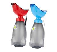 TOYANDONA 2pcs Portable Urinal Potty with Leakproof Spill Design Rocket Shaped Travel Pee Bottles for Car Camping Outdoor Use
