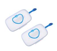 TOYANDONA 2pcs Portable Wet Wipes Box Outdoor Boy Girl Holder Wet Tissue Case Stroller Hanging Wipes Box Practical for Diaper Caddy Organiser