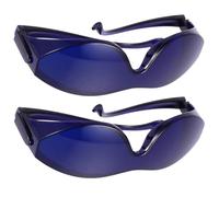 TOYANDONA 2Pcs Protective Glasses Clear Safety Glasses for Ipl Cosmetic Procedures Leds Treatment Teeth Whitening Lightweight Eye Protection with Comfortable Nose Pads