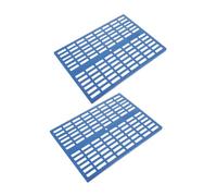 TOYANDONA 2pcs Rabbit Cage Mat Small Animal Feet Pad Cage Resting Mat for Rabbits Guinea Pigs Chinchillas with Fit Design to Protect Pets From Wire Mesh Scratches
