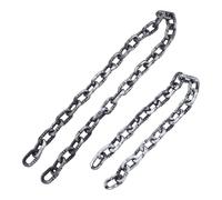 TOYANDONA 2pcs Realistic Chains for Halloween Decorations Spooky Prison Themed Props for Costume Roleplay Pirate Events and Haunted House Ambiance Lightweight and Portable Fake Chains