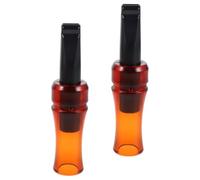 TOYANDONA 2pcs Realistic Crow Call Whistle for Calling Crows Natural Sound, Plastic Material, Easy-to-use Shape, for Orchard Protection and Bird Watching Outdoors