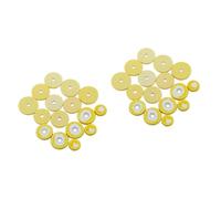 TOYANDONA 2pcs Replacement Flute Pads Wood Flute Maintenance Tools Open Pad for Repair Parts