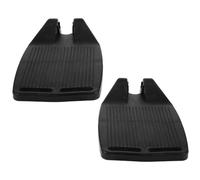 TOYANDONA 2pcs Replacement Wheelchair Pedal Footrest for Elderly and Disabled, Heavy Duty Abs Plastic with Foldable Metal Design, Stable and Easy to Store Wheelchair Foot Support