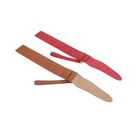 TOYANDONA 2pcs Retro Drumstick Cover in Yellow Brown Red Made of Pu Leather Material Designed as Mallet Bag for Percussion Use for Drummers to Store and Carry Drumsticks during Performances