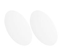 TOYANDONA 2pcs Round Acrylic Lamp Shades Diffuser 39.5cm Diameter 1mm Thickness Ceiling Light Cover Panel for Flush Mount Fixtures and Drum Lampshades White Opal Light Diffuser