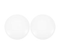 TOYANDONA 2pcs Round Ceiling Light Cover 18.7cm Flush Mount Lamp Shade Replacement Shatterproof Plastic Diffuser for Kitchen Balcony Wall Sconce Fixture