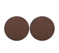 TOYANDONA 2Pcs Round Ceiling Light Diffuser Cover, Coffee Color LED Bulb Lampshade Diffuser for Table Lamp and Ceiling Light, Anti-Glare Soft Lighting Shade for Home and Office Use