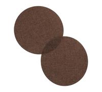 TOYANDONA 2Pcs Round LED Light Diffuser Cover Coffee Color, Anti-Glare Plastic Lampshade Diffuser for Ceiling Spotlight, Indoor Room Soft Lighting Eye Protection