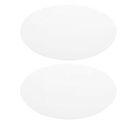 TOYANDONA 2pcs Round Opal Acrylic Light Diffuser Plates 29.2cm Diameter 1mm Thick Ceiling Lamp Shade Panels White Frosted Acrylic for Chandelier and Pendant Lighting