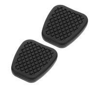 TOYANDONA 2pcs Rubber Brake Pedal Pads for Car Clutch and Brake Non-slip Auto Pedal Covers with Cushioned Grip Compatible with Honda Fit City More