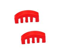 TOYANDONA 2pcs Rubber Violin Mute for Practice Silencer for Beginners Red Durability for Reducing Volume and Maintaining Sound Quality