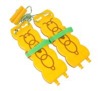 TOYANDONA 2pcs Sensory Coordination Training Boards for Teamwork and Group Cooperation Activity for Integration and Agility Development Vibrant Yellow