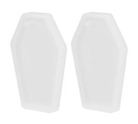 TOYANDONA 2pcs Silicone Coffin Keychain Pendant Molds Lightweight and Easy to Separate for DIY Crafts Making and Handmade Gift Jewelry