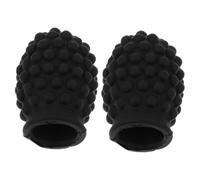 TOYANDONA 2pcs Silicone Drumstick Tip Covers for Noise Reduction and Volume Control, Sturdy Drumstick Mute Accessories for Quiet Practice at Home Or School Teaching