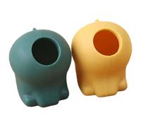 TOYANDONA 2pcs Silicone Egg Yolk Separator Set Kitchen Egg Whites and Yolk Divider Tool Cartoon Style Silicone Separator for Cooking and Baking Use