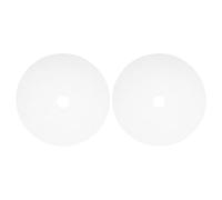 TOYANDONA 2pcs Silicone Jerky Sheets Fruit Dryer Mats round Non-stick Reusable Mats High-temperature Resistant White Silicone Dehydrator Pads for Dehydrating Foods