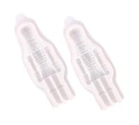 TOYANDONA 2pcs Silicone Nutcracker Cookie Molds Flexible Non-Stick Christmas Baking Molds for Chocolate Fondant Cake Decoration Holiday