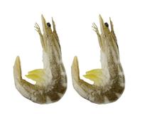 TOYANDONA 2pcs Simulation Lobster and Mini Artificial Lobster Photo Props for Boys and Girls Pretend Play, Realistic Pvc Freshwater Shrimp Style Sea Life Toys for Hen Party and Home
