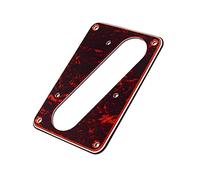 TOYANDONA 2pcs Single Layer Pickup Cover Flat Base Design for Bridge Durable Humbucker Mounting Ring Dark Red for Replacing Old Broken Pickup Rings